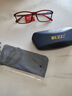 寶捷（BUZZ）老花鏡男防藍光高清老花眼鏡女耐磨日本進(jìn)口鏡片超輕舒適老光鏡 紅色 防藍光125度 曬單實(shí)拍圖