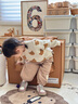幼歌（YOUGE）嬰幼兒立體小熊加絨防風(fēng)保暖休閑褲松緊褲子潮 卡其 100 cm 曬單實(shí)拍圖
