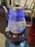 美能迪（MND）自動(dòng)上水電熱水壺一體機(jī)桶裝水燒水壺電水壺帶加熱抽水器煮茶泡茶大桶純凈水底上水燒水器 1L 全自動(dòng)底上水+帶茶漏條紋玻璃壺+智能底座 曬單實(shí)拍圖
