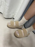 亞束棉拖女款秋季2025新款厚底可外穿增高拖鞋時(shí)尚潮流休閑毛毛棉拖鞋 卡其色 【人氣熱賣(mài)】 37-38 (240mm) 建議36-37碼腳穿 曬單實(shí)拍圖