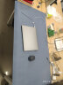 酷元素（KUYUANSU） 鼠标垫定制写字电脑办公书桌垫布超大号鼠标垫皮革大班台桌面防水工作铺垫子 120*60cm灰蓝色 实拍图