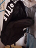 Landcase 书包男女韩版学院风初高中学生背包潮流男款双肩包个性时尚休闲电脑包 1810黑色 实拍图