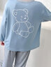 莫代爾男童莫代爾睡衣春秋季2023新款男孩男寶寶夏款兒童夏季家居服夏裝 曬單實(shí)拍圖