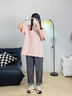 MADNESS HOUSE潮牌美系高街純棉直筒牛仔褲男女款戶外百搭寬松休閑牛仔褲長褲男 藍(lán)色 L（推薦體重120-130斤） 曬單實(shí)拍圖