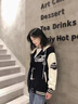馭達(dá)2024新款外套女春季韓版百搭女學(xué)生小個(gè)子開(kāi)衫棒球服上衣休閑夾克 卡其 M 90-115 曬單實(shí)拍圖