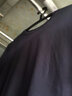 季言冰絲莫代爾t恤男士短袖新款 夏季薄款圓領(lǐng)簡(jiǎn)約打底衫半袖體恤男裝 藏青色 L 曬單實(shí)拍圖