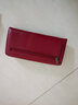 絲芙倫品牌【里外真皮】純牛皮好用折疊長(cháng)款錢(qián)包女簡(jiǎn)約休閑小手包真皮大容量錢(qián)夾放手機 酒紅色 曬單實(shí)拍圖