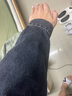 GXG男裝城市定義勾線螺紋領(lǐng)口毛衣針織衫23秋季 灰色 175/L 曬單實拍圖