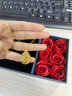 中國(guó)黃金（CHINA GOLD）黃金吊墜女送媽媽禮物足金水滴孔雀尾芳華高貴氣質(zhì)送老婆女友禮物 水滴吊墜（約1.2g） 曬單實(shí)拍圖
