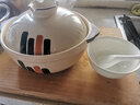 航方手繪日式砂鍋燉鍋陶瓷煲仔飯家用燃氣灶明火專(zhuān)用燒鍋煲湯煲粥煮飯 豎條日式砂鍋 2.5L 曬單實(shí)拍圖