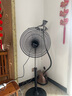 艾美特（AIRMATE） 工業(yè)風(fēng)扇落地扇電風(fēng)扇商用強(qiáng)力牛角扇鐵葉風(fēng)扇大風(fēng)力工廠車間廠房大功率金屬扇銅線電機(jī) FP4525商住兩用 曬單實(shí)拍圖