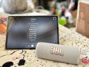 JBL FLIP6 音乐万花筒六代 便携蓝牙音箱 防水防尘 赛道扬声器 独立高音单元 小音响  奶油白  实拍图