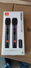 JBL WIRELESSMICROPHONE無(wú)線(xiàn)一拖二麥克風(fēng)話(huà)筒UHF雙聲道發(fā)射器 黑色 曬單實(shí)拍圖