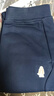 暇步士（Hush Puppies）童裝兒童長褲25秋季新款男童針織長褲休閑褲運(yùn)動(dòng)褲 藏藍(lán) 140  曬單實(shí)拍圖