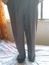 庫恩瑪維高腰垂感闊腿休閑褲女2024早春新款顯瘦百搭寬松直筒長(cháng)褲K30553 深灰色 L 曬單實(shí)拍圖