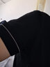 布先生澳洲羊毛針織衫半高領(lǐng)男士毛T刺繡設(shè)計(jì)打底毛衣 鋼琴黑 L (175) 曬單實(shí)拍圖