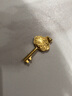 菜百首飾 黃金吊墜 足金福字鑰匙吊墜 福在眼前金鑰匙項墜 計價(jià) HJ 黃金吊墜/項墜（不含鏈） 約3.46g 曬單實(shí)拍圖