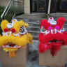遠(yuǎn)行控佛裝舞獅 澳洲羊毛佛山醒獅南獅國標(biāo)3號竹編羊毛道具成人雙人套裝 佛裝雙人舞獅全套（紅色） 曬單實(shí)拍圖
