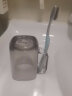 JAJALIN 牙刷杯子漱口杯亚克力家用洗漱牙缸杯日本刷牙杯 透明灰 实拍图