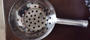 盛澤魚(yú)面疙瘩模具面疙瘩用漏勺不銹鋼涼蝦漏疙瘩湯漏瓢家用做涼粉面 加厚大號滿(mǎn)孔(孔1.2厘米) 曬單實(shí)拍圖