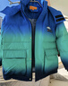 雪中飛kids兒童羽絨服男童冬季新款洋氣中大童女童短款漸變羽絨服 藍(lán)色 170 曬單實(shí)拍圖