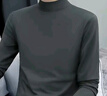 皮爾卡丹純.棉半高領(lǐng)打底衫男士長(cháng)袖t恤純色中領(lǐng)春秋男裝內衣體恤外穿秋衣 G-YPT192碳灰色 2XL 【建議145-160】 曬單實(shí)拍圖
