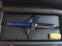 奧羅拉 意大利Aurora/鋼筆Ipsilon意普西倫B1214K金筆商務(wù)送禮高檔禮盒 藍桿金夾 F（約0.6mm） 曬單實(shí)拍圖