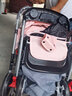 華嬰 嬰兒推車(chē)可坐可躺輕便折疊高景觀(guān)減震雙向新生兒童寶寶推車(chē) 旗艦版粉色+可坐可躺+可折疊+可雙向推行+后橡膠輪 曬單實(shí)拍圖