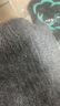 KBNE假兩件羊毛灰色復(fù)古毛衣女裝慵懶內(nèi)搭打底針織衫春秋新款上衣 灰色 M 曬單實(shí)拍圖