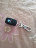天震爵硅膠車(chē)鑰匙套包高爾夫7凌度途安觀(guān)L速騰捷達新桑塔納寶來(lái)朗逸途觀(guān) A款 -黑鑰匙套+單環(huán)扣（配防丟牌 曬單實(shí)拍圖