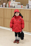 雋雋媽女童寶寶羽絨服中長(zhǎng)款2025新款洋氣加厚抗寒小童兒童冬季極寒外套 紅色 100 曬單實(shí)拍圖