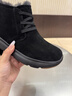 可牧麗羊澳洲進(jìn)口羊皮毛一體女鞋2025新保暖女鞋冬季加厚雪地靴羊毛棉鞋女 黑色 40 正碼【平時(shí)穿多大拍多大】 曬單實(shí)拍圖