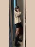 達(dá)芙妮官方馬丁靴女2024秋冬新款切爾西靴厚底英倫風(fēng)煙筒靴子女百搭女靴 黑色中筒【跟高6cm】 37 曬單實(shí)拍圖