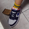 NIKE 耐克童鞋男女童休閑板鞋COURT BOROUGH魔術(shù)貼運(yùn)動(dòng)鞋小童 曬單實(shí)拍圖