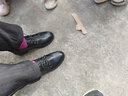 愷吉銳秋冬新款韓版厚底粗跟中跟單鞋女高跟鞋學(xué)生女鞋媽媽鞋小皮鞋 黑色-單里 （腳胖腳寬拍大一碼） 37 曬單實(shí)拍圖