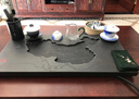 茗石齋天然整塊石頭茶盤(pán)家用辦公送禮石茶臺新中式功夫茶具套裝大號茶托 70*35*3(cm) 單茶盤(pán)-戰國款 曬單實(shí)拍圖