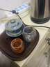 耐熱加厚雙層玻璃公道杯 隔熱防燙真空高硼硅勻杯分茶器 工夫茶具茶海配件 小號150ML雙層杯 曬單實(shí)拍圖