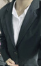 安初夏商務(wù)職業(yè)正裝休閑西服套裝男士春秋季韓版修身小西裝男學(xué)生班服 黑西服+短襯衫+黑西褲+領(lǐng)帶 XL 關(guān)注贈領(lǐng)帶 曬單實(shí)拍圖
