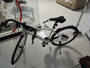 JEEP吉普公路車(chē)碟剎變速自行車(chē)男女學(xué)生公路自行車(chē)競技代步跑車(chē)-RS730 彎把-皎月白 M碼（適合身高160-185cm） 24速【休閑運動(dòng)】 曬單實(shí)拍圖