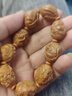 盤道 橄欖核手串 荷葉財(cái)神 文玩手串橄欖核雕老油核財(cái)神爺 南工大師周林手工雕刻 1.9*2.2 曬單實(shí)拍圖