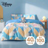 迪士尼（Disney）全棉三件套纯棉卡通床单被套被罩单双人套件彩色几何米奇1.2m床 实拍图