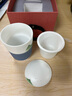 蘇氏陶瓷（SUSHI CERAMICS）冰種玉瓷素燒手繪山水行舟辦公杯茶隔杯陶瓷過濾內(nèi)膽伴手禮 曬單實拍圖