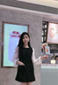 她芙（tafu）品牌女裝小香風(fēng)連衣裙女2025春秋季新款小個(gè)子氣質(zhì)減齡優(yōu)雅A字裙 黑色 M 曬單實(shí)拍圖