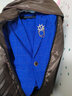 泡泡橙（BUBBLE ORANGE）兒童西裝男童禮服秋冬季套裝主持西服英倫花童生日帥氣小男孩鋼琴 藍色春秋4件套(外套褲子胸針領(lǐng)帶 120碼(建議高110cm左右) 曬單實(shí)拍圖