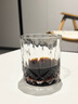 圣蘭迪家用水晶玻璃威士忌酒杯酒吧啤酒杯洋酒杯烈酒杯飲料杯刻花水杯小號210毫升/單只價 曬單實拍圖
