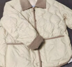 雪中飛雪中飛輕薄羽絨服女短款拼接撞色翻領(lǐng)秋冬菱格襯衫領(lǐng)外套草綠色 M 曬單實(shí)拍圖