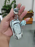 霞想捷豹鑰匙套XFL殼XEL高端FPACE車(chē)XJL扣FTYPE女XF男24款XE汽車(chē)適用E 捷豹A款【象牙白】+鑰匙扣+熊掌 曬單實(shí)拍圖
