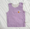 貝樂(lè )咿寶寶德絨護肚無(wú)痕背心嬰兒童無(wú)骨保暖馬甲男童女童新生內衣吊帶 紫色6078+米白6079 90 碼適合16-24個(gè)月 曬單實(shí)拍圖