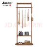 JOICO瑞士品牌全實(shí)木衣帽架家用床邊落地掛衣架輕奢臥室小型晾衣架超窄 實(shí)木胡桃色58CM(進(jìn)口橡膠木） 曬單實(shí)拍圖