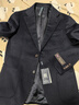 東博利尼冬季商務(wù)休閑西服外套男士羊絨混紡上衣西服男保暖外套 藏藍(lán) M 170/92A(48) 曬單實(shí)拍圖